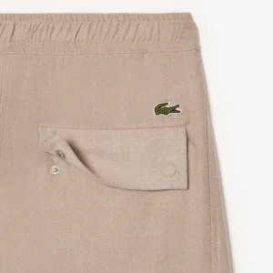 Lacoste Hosen<Flanelhose mit weiten Beinen