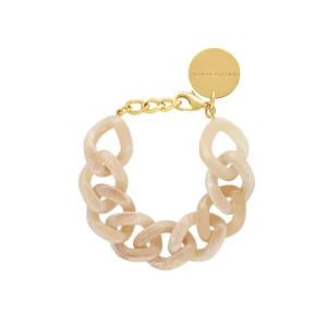 Vanessa Baroni Schmuck<Flat Chain Bracelet Honey Marble