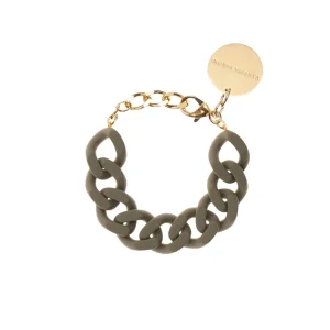 Vanessa Baroni Schmuck<Flat Chain Bracelet Matt Olive