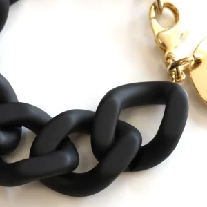 Vanessa Baroni Schmuck<Flat Chain Bracelet Matt Black