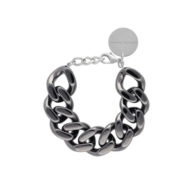 Vanessa Baroni Schmuck<Flat Chain Bracelet Ultrablack