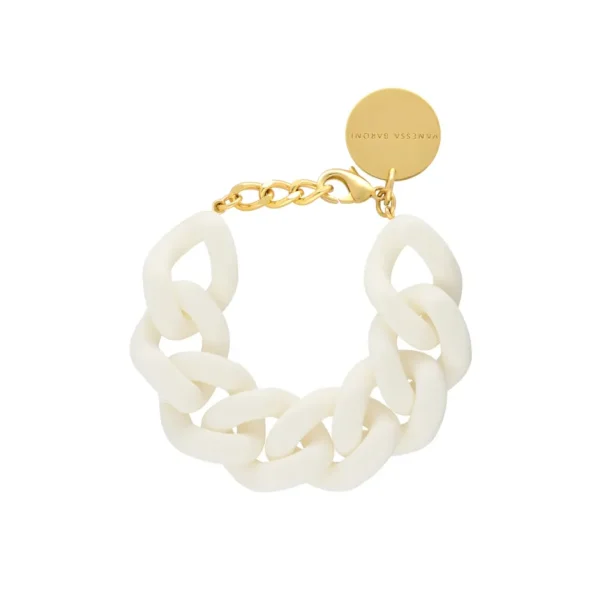 Vanessa Baroni Schmuck<GREAT Bracelet Matt Off White