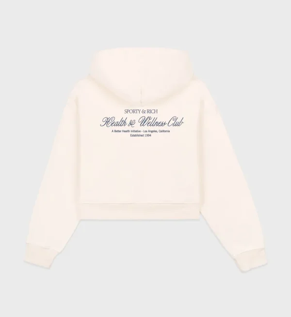 Sporty&Rich Sweatshirts & Hoodies<H&W Club Cropped Hoodie