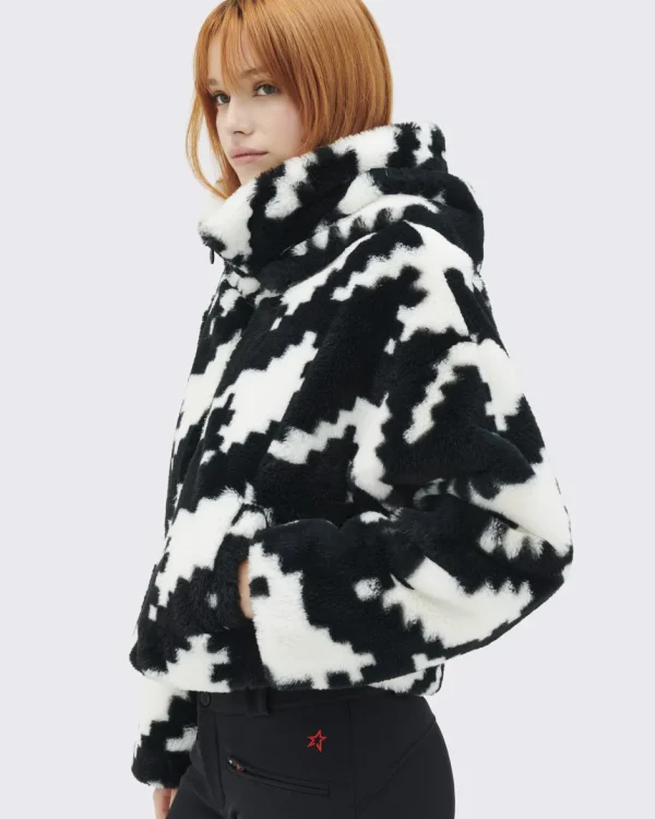 Perfect Moment Jacken<Houndstooth Noelle Faux Fur Jacke