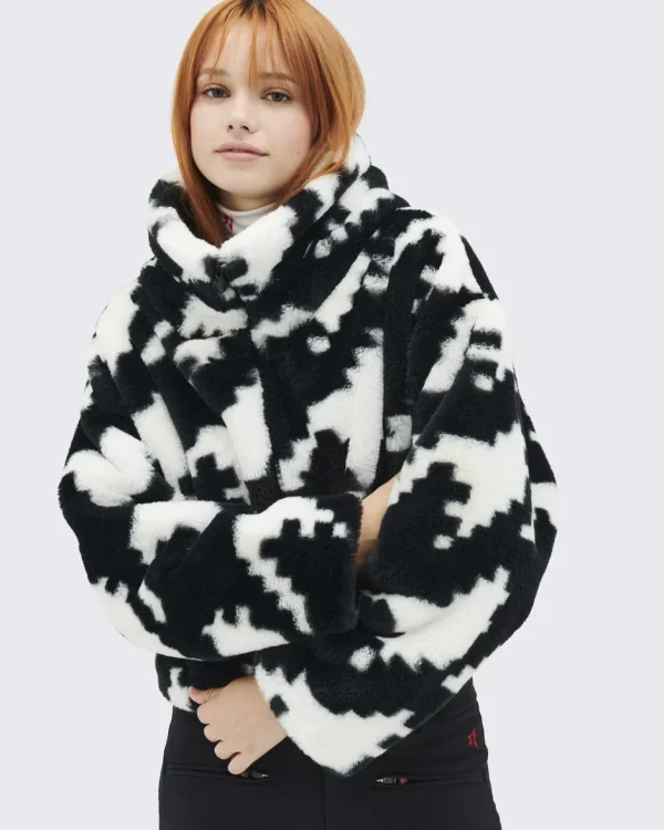 Perfect Moment Jacken<Houndstooth Noelle Faux Fur Jacke