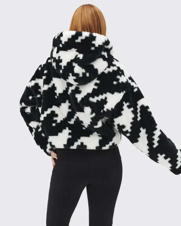 Perfect Moment Jacken<Houndstooth Noelle Faux Fur Jacke