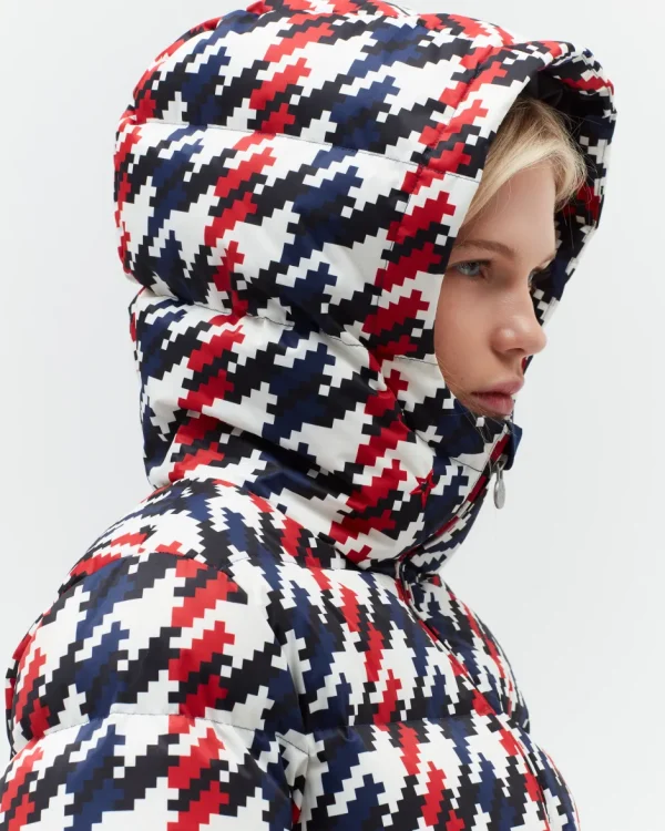 Perfect Moment Jacken<Houndstooth Polar Flare Daunen Jacke