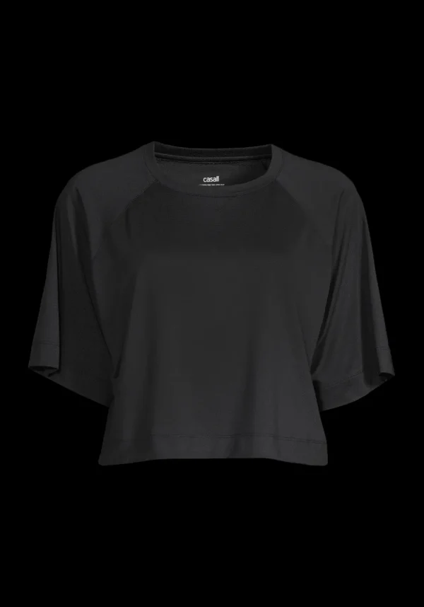 Casall Athleisure<Laser Mesh Crop Shirt