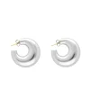 Vanessa Baroni Schmuck<Moon Earring Silver