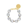 Vanessa Baroni Schmuck<Organic Pearl Bracelet Grey Pearl