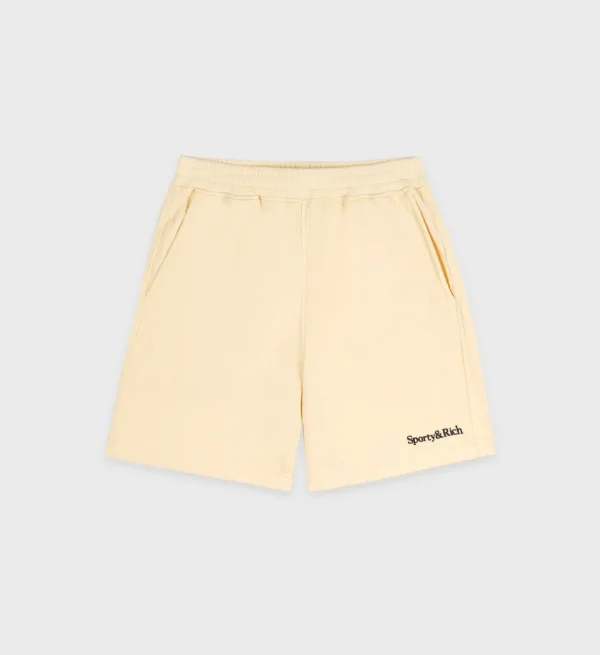 Sporty&Rich Shorts/bermuda<Serif Logo Soft Gym Short