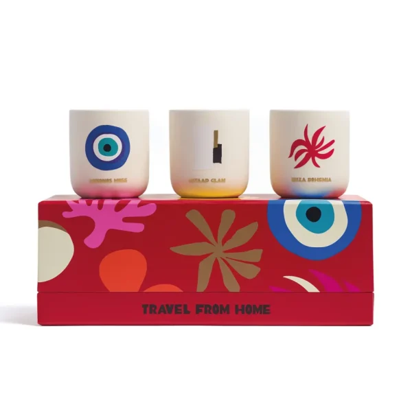 Assouline Kerzen<Travel From Home Mini Scented Candle Set