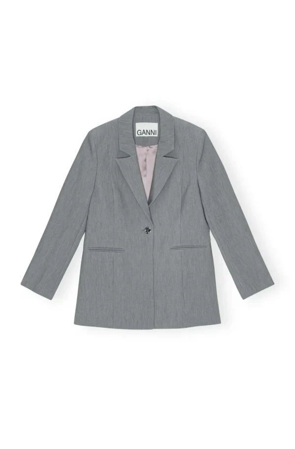 Ganni Blazer<Twill Blazer